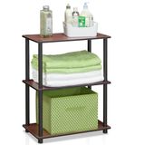 Furinno TURN-TUBE Opbergrekken, 3-laags boekenplank, hoekplank