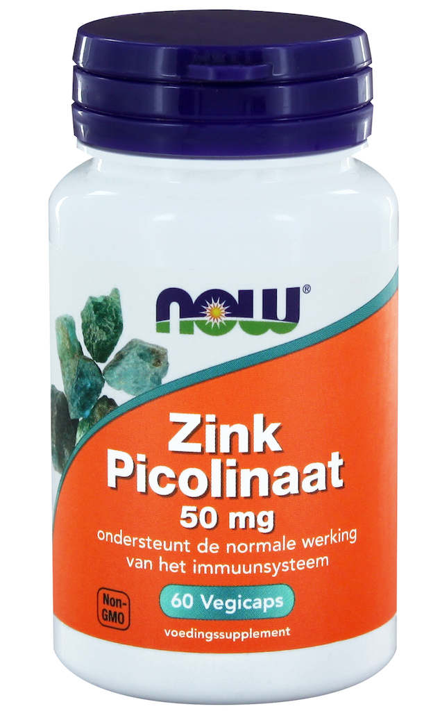 NOW Zink Picolinaat 50mg Capsules 60st