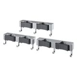 Metaltex klemrail Hang-Up 6 met 9 haken, 3-delige set