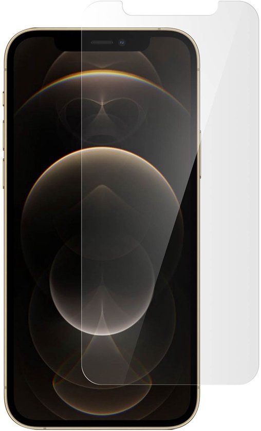 Bigben Connected Screenprotector voor iPhone 12 Pro Max - Tempered Glass Anti-Scratch, Transparant