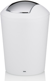 Kela Marta Swing Afvalemmer - 1.7L - Wit - Rond