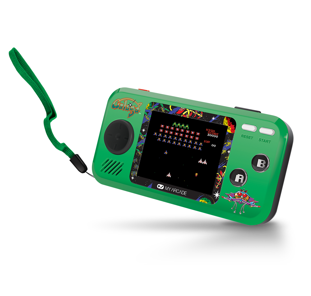 My Arcade Galaga Pocket Player - White