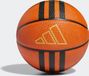 Adidas Performance 3-Stripes Rubber X3 Basketbal - Unisex - Oranje