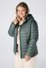 MS Mode Gewatteerde Jas Plus Size - Groen
