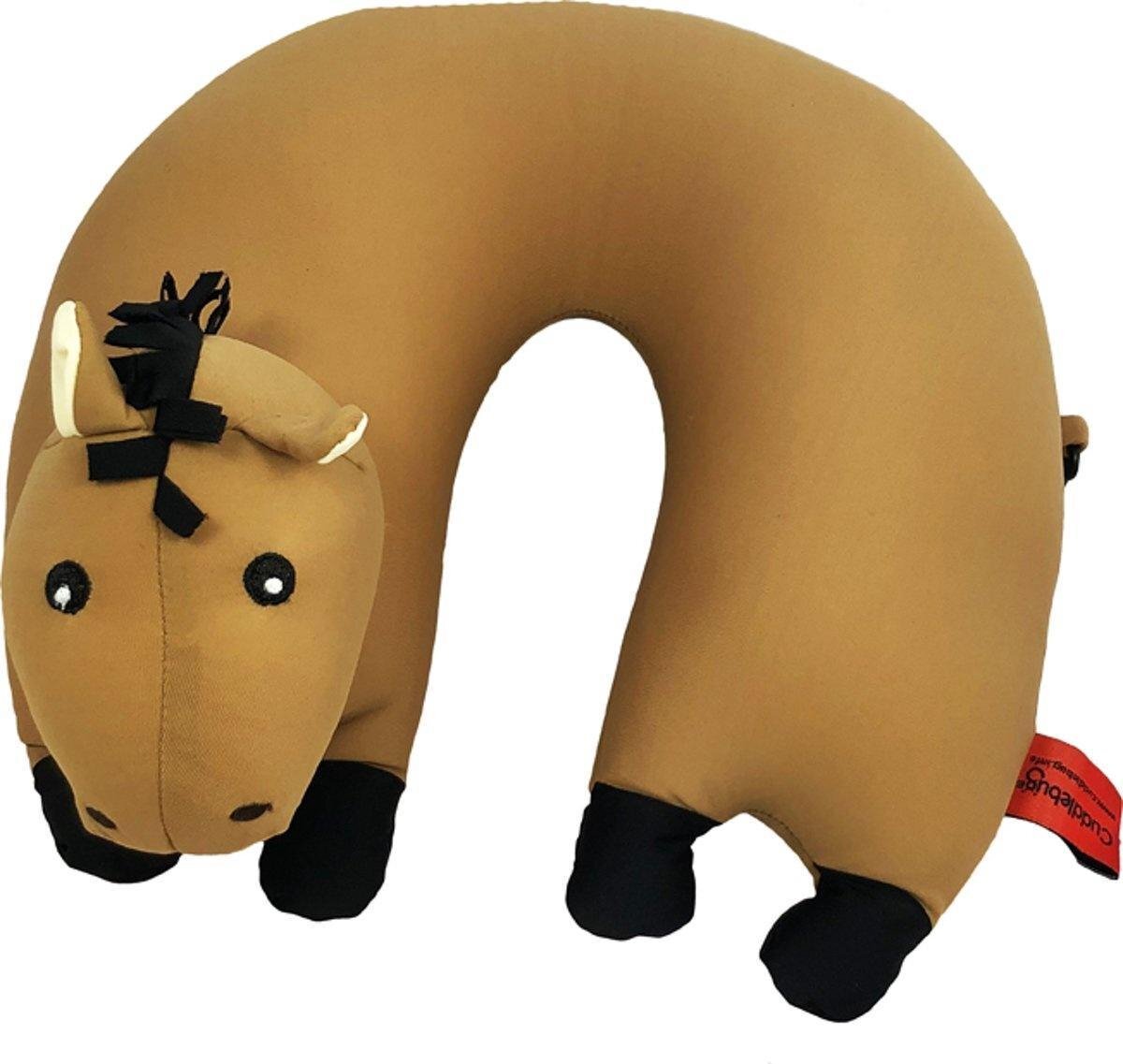 Cuddle Bug U-shape kussen | Paard | Knuffel | Kinderen