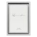 Lawrence Frames Metalen fotolijst zilver-plaat met delicate kralen, 4 bij 6-inch