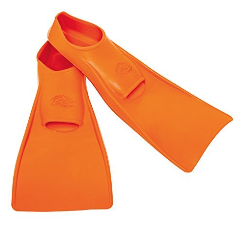 Flipper SwimSafe 1130, zwemvliezen voor kinderen en peuters, in de kleur oranje, maat 28-30, van natuurlijk rubber, als zwemhulp voor zorgeloos zwem- en badplezier