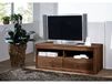 TORONTO Meuble TV 128x50 Palissandre teinté cerisier fumé #107