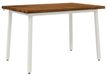 Acacia table à manger massif 120 x 70 x 75 cm