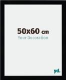 yd. Cadre photo 50x60 cm Noir Brillant MDF Mura