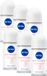 NIVEA Satin Sensation Anti-Transpirant Deo Roller - Zonder Ethylalcohol - 72 uur bescherming - Voordeelverpakking - 6 x 50 ml