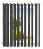time4blinds - Verticale lamellen - Verduisterende lamellen voor kantoor en thuis - Slaapkamer/Keuken - 170x255 cm - Grafiet
