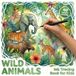 Wild Animals: Ink Tracing Book for Kids