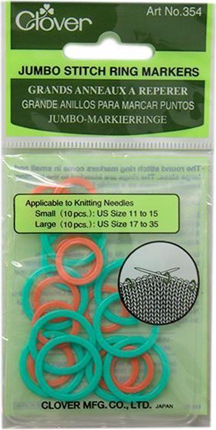 Clover Jumbo Stitch Ring Markers
