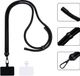 Casemania Lanyard for phone - Metallic Black