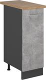 Vicco R-Line Apotheekkast – 30 cm, WB Eik Beton