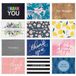Hallmark Bulk Bedankkaarten Assortiment (48 Blanco Kaarten met Enveloppen) Roze, Zwart, Goud, Bloemen