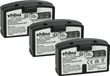 vhbw 3x batterie compatible avec Sennheiser RS40, RS60, RS45, RS80, RS 8, RS400, RS5, RS4, RS 65, RS8, RS6 casque sans fil (60 mAh, 2,4 V, NiMH)