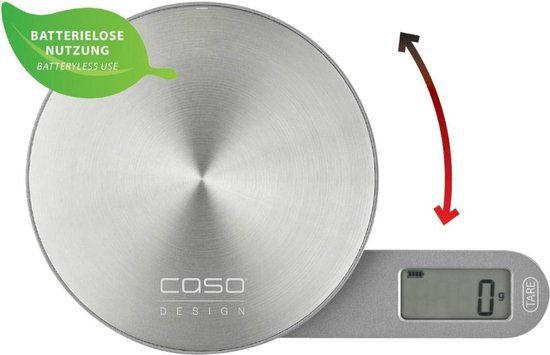 Caso Kitchen EcoMate - Zilver - Keukenweegschaal