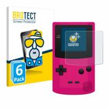 BROTECT - Screenprotector voor Nintendo Gameboy Color - Folie Beschermfolie matte 6 Stuks