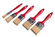 SAVY Set de 5 pinceaux plats pour toutes sortes de peintures, rouge