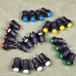 Markenlos 24pcs 12mm Momentary Push Button SPST ON-OFF