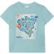 s.Oliver T-shirt en Coton avec imprimé sur le devant coupe droite enfant