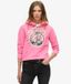 Superdry Sweat à capuche pour femme Motif Archive Rose Taille : 44