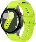 Strap-it Siliconen Wave bandje - lime groen