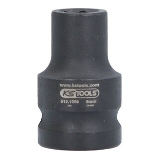 KS Tools 1/2" Zeskant Dopsleutel - Kort - 9mm - 1 Stuk