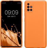 kwmobile telefoonhoesje geschikt voor Samsung Galaxy A51 - Hoesje voor smartphone - Precisie camera uitsnede - In fruitig oranje
