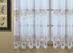 Today's Curtain Vintage macramé organza paneel 63" wit/roze 58" B x 63" L