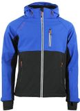 Peak Mountain Jas Peak Mountain Shoftshell koninklijk blauw/zwart 3XL