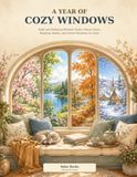 A Year of Cozy Windows: Bold and Relaxing Window Seats, Rainy Views, Reading Nooks, and Quiet Moments to Color