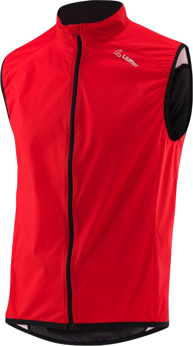 Löffler WPM Pocket Bike Vest Men - Rood - Maat: 2022