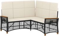 vidaXL Tuin verstelbare bank set 5-Aantal zitplaatsen