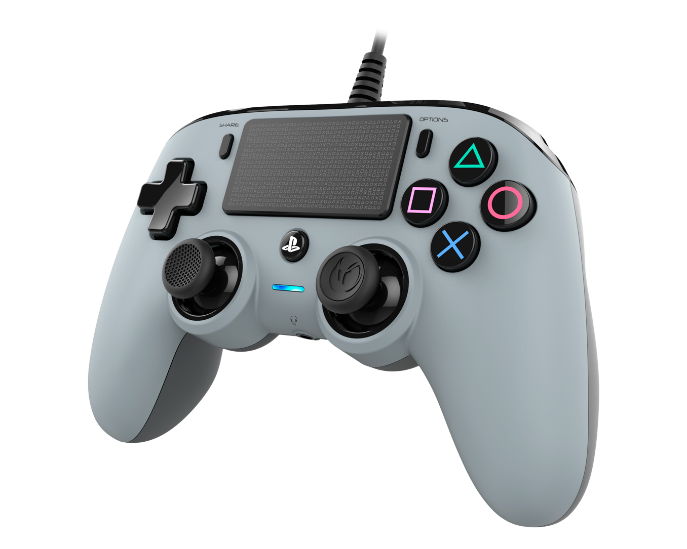 Nacon Officieel gelicenseerde Wired Compact Controller voor PS4 - grijs