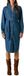 Pepe Jeans Angie Classic Midi-jurk Met Lange Mouwen Blauw XS Vrouw