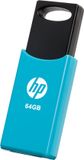HP v212w USB flash drive 64 GB USB Type-A 2.0 Zwart, Blauw