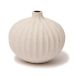 Lindform Vase Bari Sable blanc ligne profonde claire, M