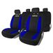 SPARCO SPS431BL 9-delige Stoelbekledingset, Zwart/Blauw