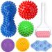 Unyqoos Hedgehog Bal Bal de massage, Set van 3