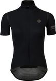 AGU Rain Jersey Performance - Fietsshirt korte mouwen - Regenjas - Waterdicht - Winddicht - DWR Coating - Getapete naden - Zwart - Dames - XL