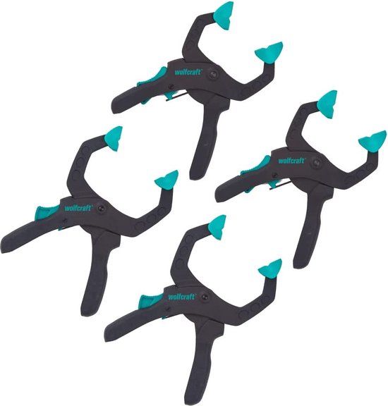 Wolfcraft Ratelklemset - 4 delig - 8625000