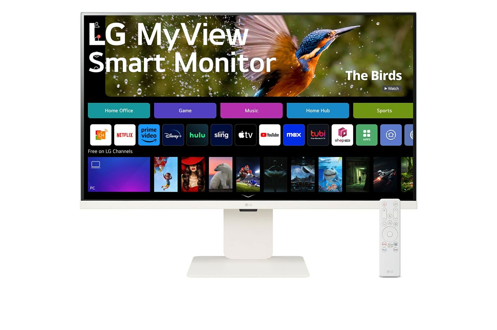 LG 32SR83U-W 32" 4K Smart Monitor - WebOS, USB-C, HDR10, White