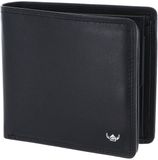 Golden Head Leren portemonnee Polo RFID Protect Scheintasche 1134 Schwarz zwart
