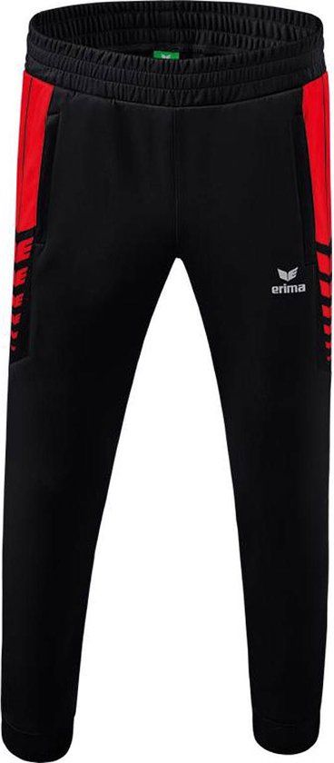 Erima Six Wings Worker Broek Heren - Zwart / Rood - Maat M