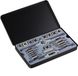 Relaxdays Tapset M3-M12 - 9 Snijplaten en Taps - Wringijzer - Snijplaathouder - Draadsnijset - Opbergdoos