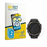 BROTECT - Screenprotector voor Garmin Fenix 8 Pro AMOLED (47 mm) - Folie Beschermfolie transparant 2 Stuks