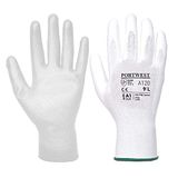 Portwest A120 PU Handschoen Touchscreen Duurzaam Ademend Bouw 13 Gauge PU | Wit, 3XL